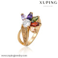 13270 Encantos al por mayor Xuping Fashion Woman 18K Gold -Plated Flower